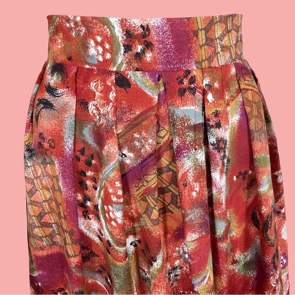 Vintage Lee Winters Maxi Skirt Sz M - Picture 4 of 7